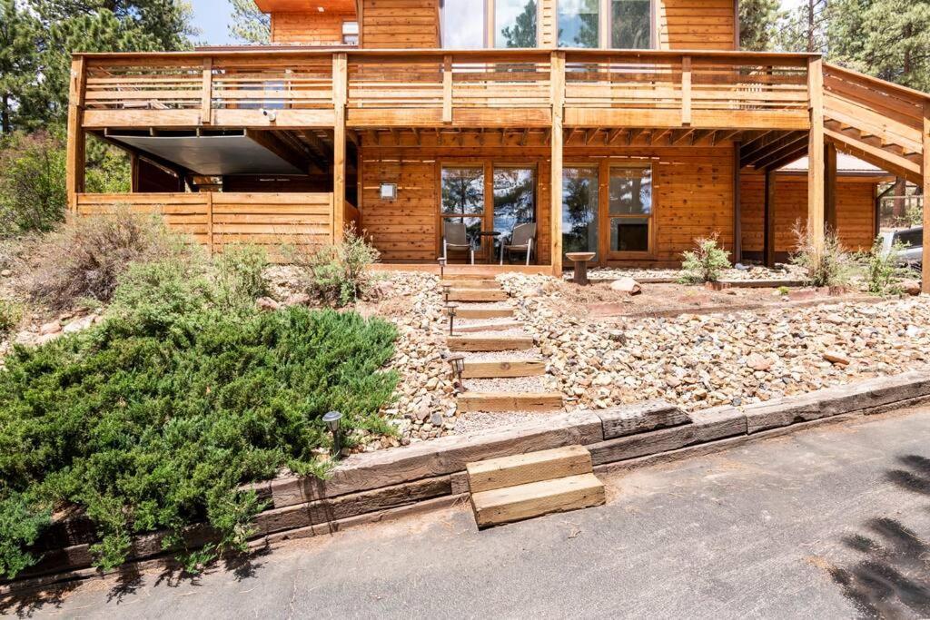 Private Hot Tub Overlooking Pikes Peak ウッドランド・パーク エクステリア 写真